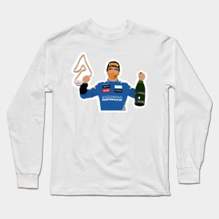 Lando Norris celebrating his podium at the 2020 Austrian Grand Prix Long Sleeve T-Shirt